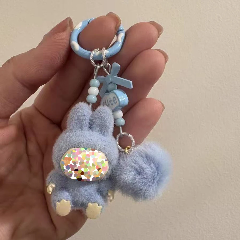 

Flocking Mini Keychain, Flocked Cutie Pouch, Stroller Bag, Phone Accessories, Cute Hanging Decor