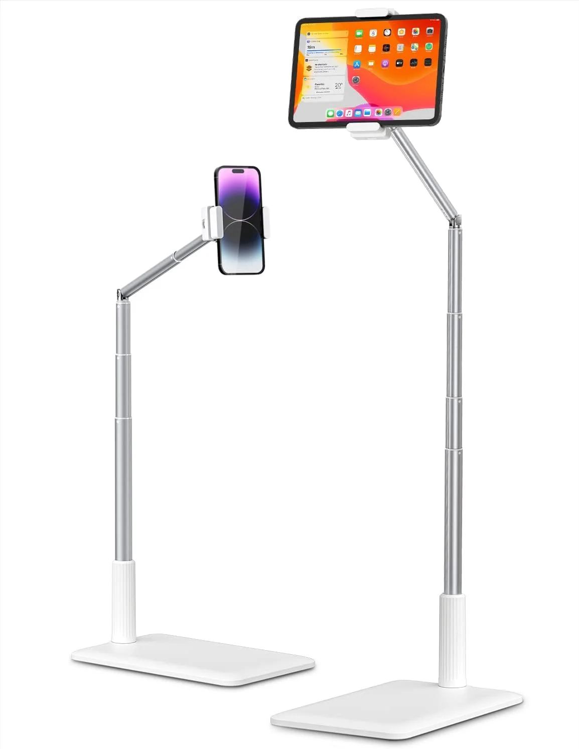 High Quality Magnetic Flexible Folding Plastic Tablet Stands Adjustable Height For Desk Bed Indoor Outdoor Video Recording