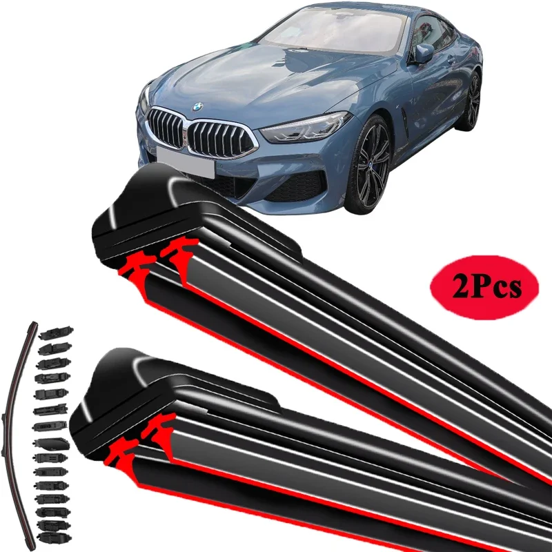 

For BMW 8 Series M8 2018-2024 Car Windshield Wiper Blade Front Windscreen Brushes Washer Accessories Cleaning Replacement Parts