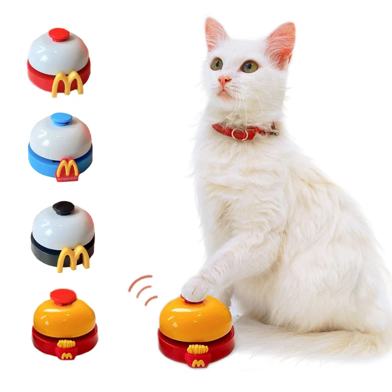 

Pet Bell Toys Dog Interactive Small Bell Called Dinner Feeding Reminder Cat Toys Puppy Cat Accessories Party Games Snatch Bell