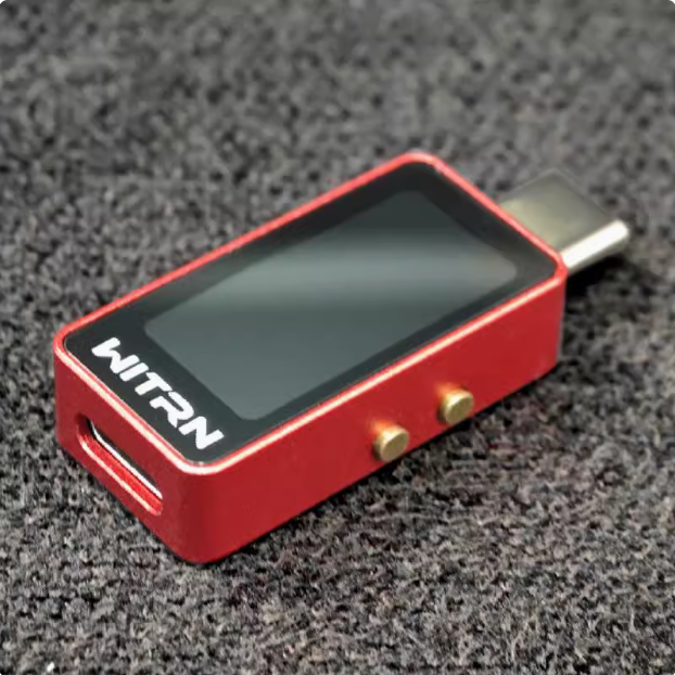  Red Version CC1 WITRN USB Voltage Current Meter Tester PD3.1 Digital Display 28V Type-C Power Meter CC Meter with Color Screen 