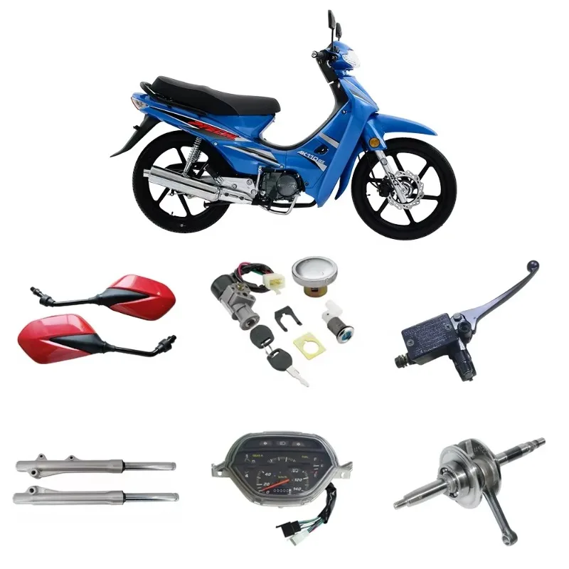 

AKT AK110 Special Rear Mirror Lo ck Set Brake Master Front Absorber Speedometer Crankshaft Moto rcycle Parts From Growsun Motor