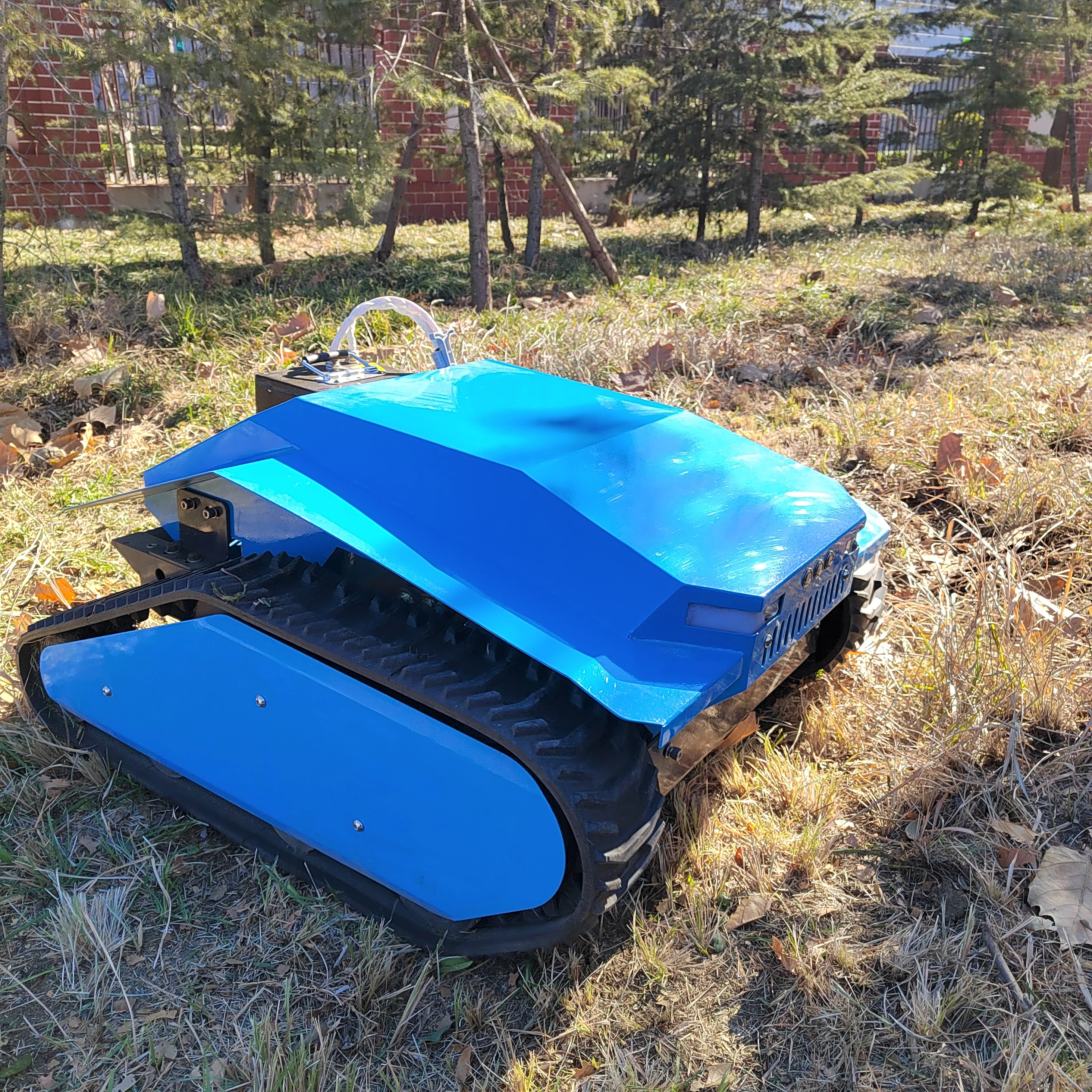 Schneidemaschine für den Garten, elektrischer Start, langlebiger, multifunktionaler Rasenmäher mit Fernbedienung