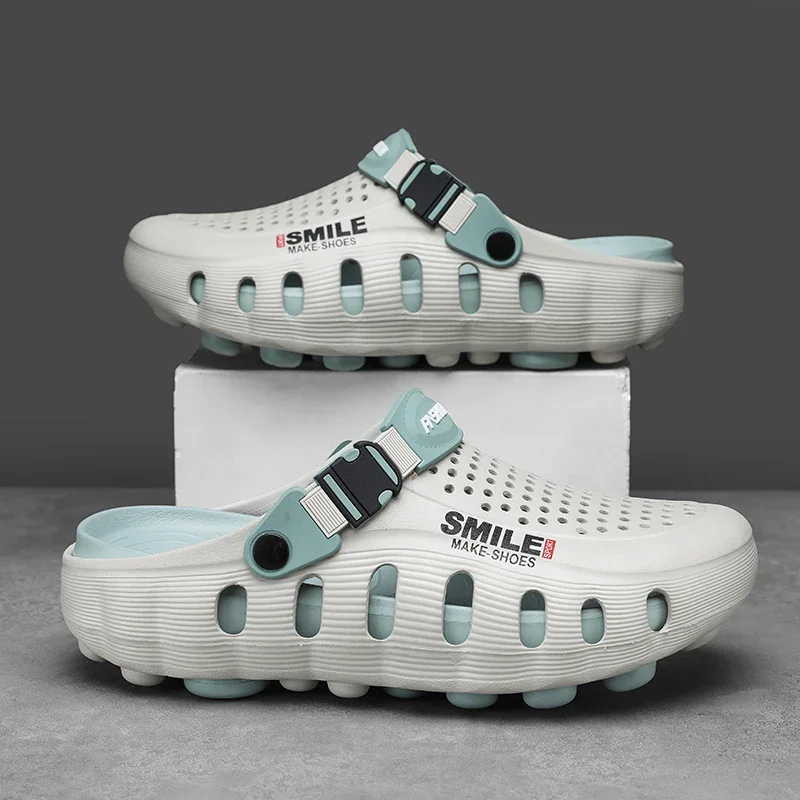 Sommer Herren Pantoffeln Sandalen Flip-Flops Clogs Weiche Sohle Unisex Outdoor Strand EVA Slides Clogs Badezimmer Bad Flache Schuhe – Detail 4