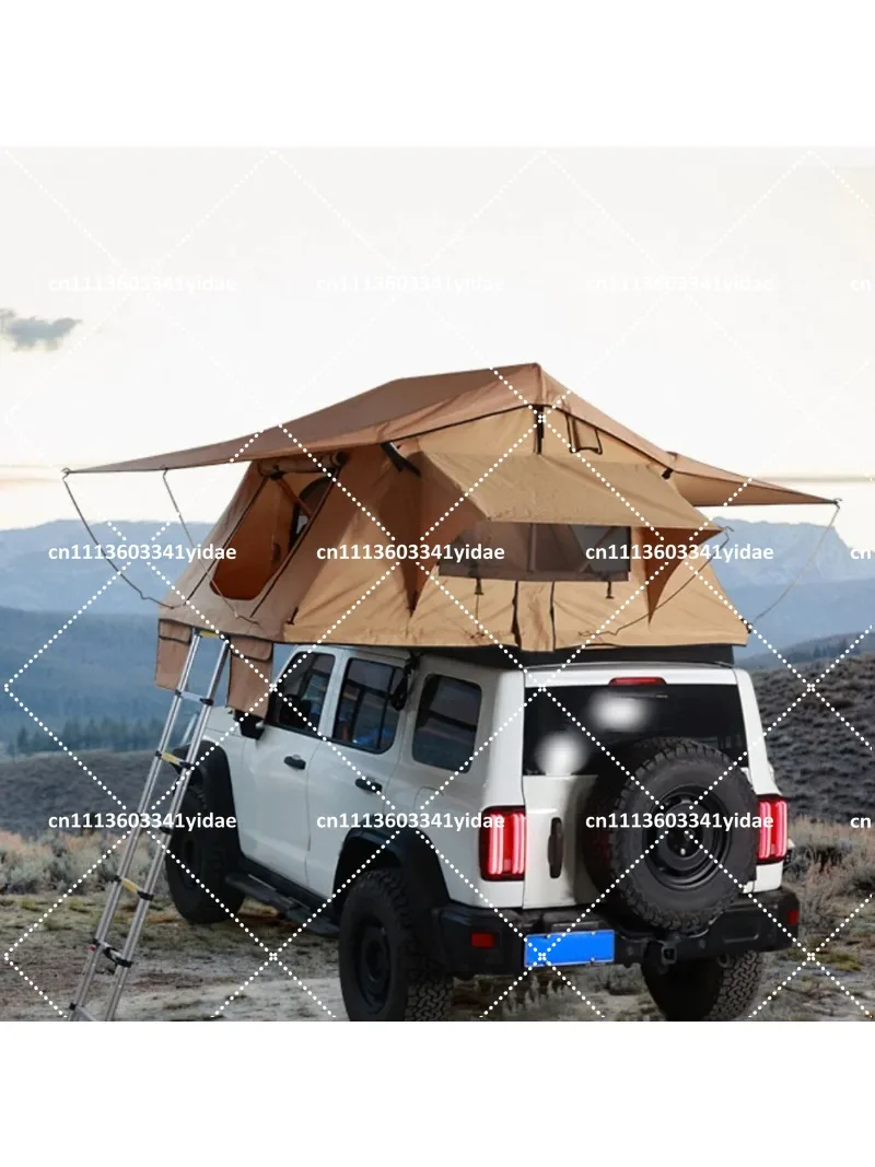 

Aluminum Hard Shell Roof Tent for 4 Person Car Camping, Lightweight Waterproof Auto Rooftop Tent