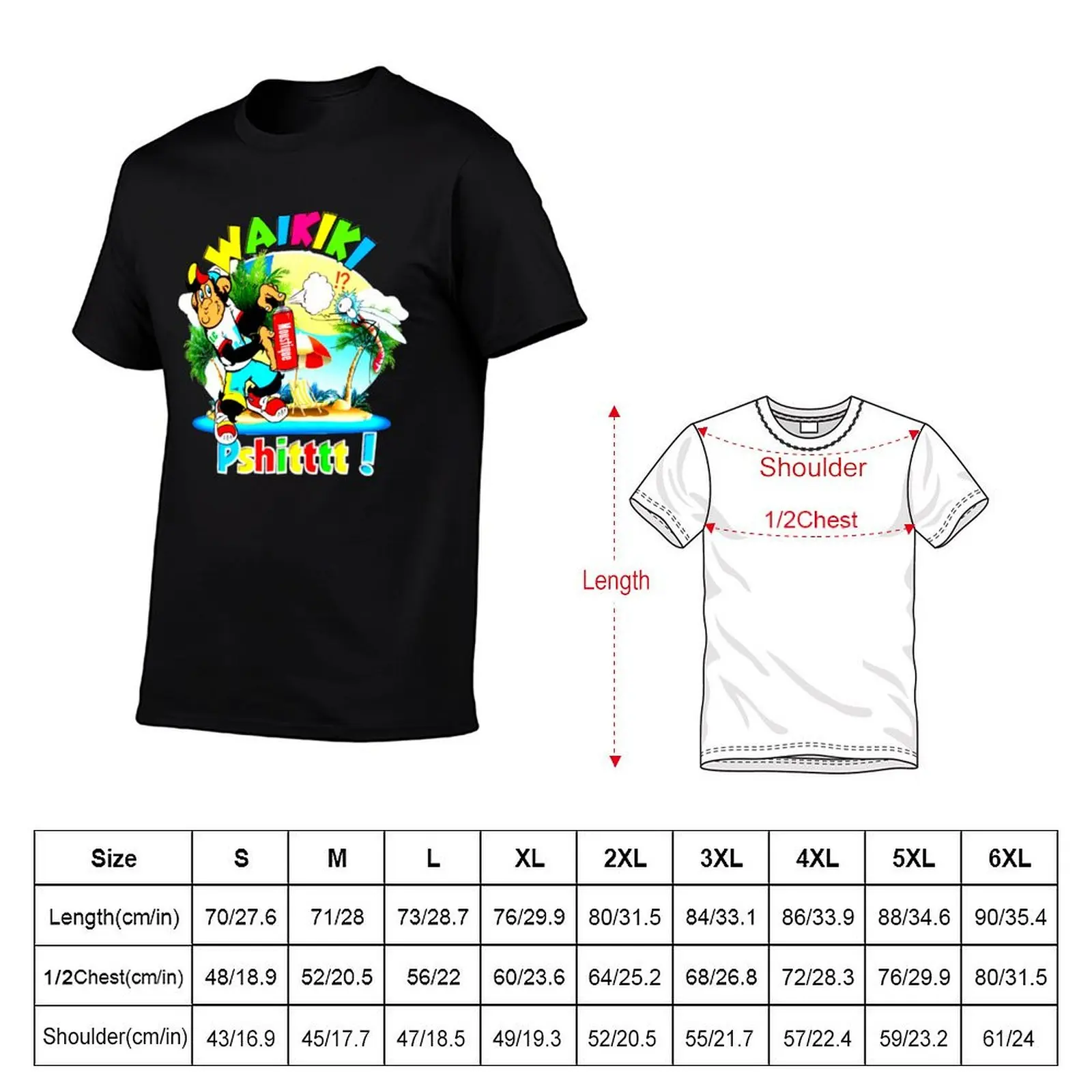 Waikiki, friends T-Shirt basketball graphic tees cute clothes black t-shirts for men