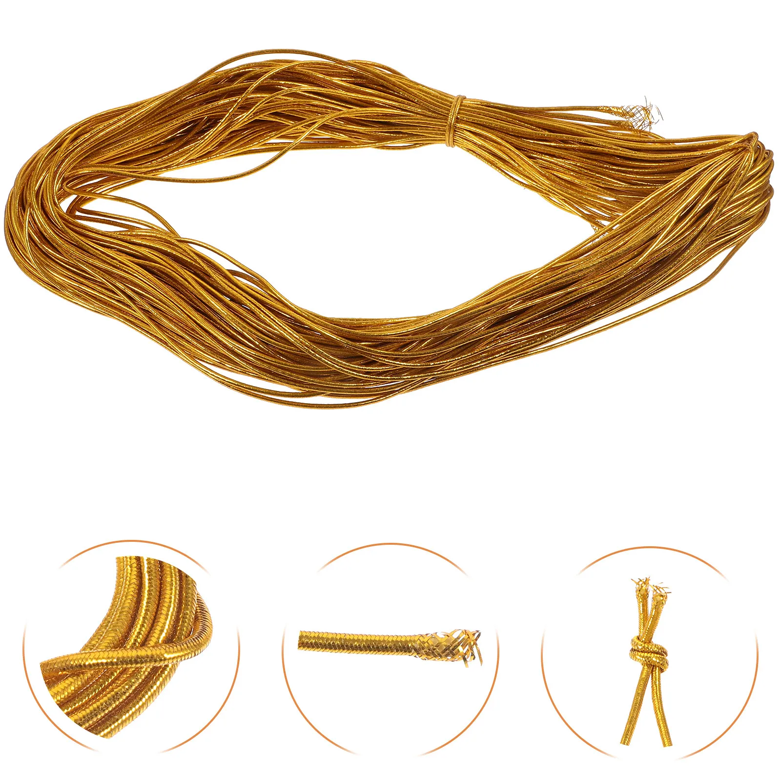 1 Roll Tag Elastic Cord Stretchy Rope for Hanging Tags Gift Packaging DIY Craft Lanyard String Beading Thread Bracelets Jewelry