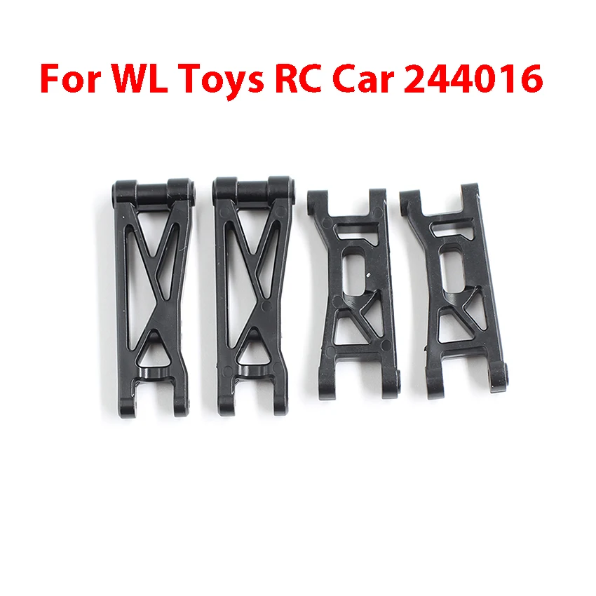 

For WL Toys RC Car 244016 Front and Rear Swing Arm Set Full Suspension Control Arm Kit RC Car Accessories