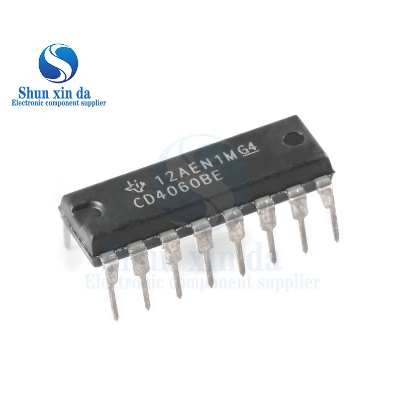 20PCS CD4060BE DIP-16 CD4060 CD4060BM SOP-16 SMD CMOS 14-Stage Ripple-Carry Binary Counter Divider and Osclllator IC