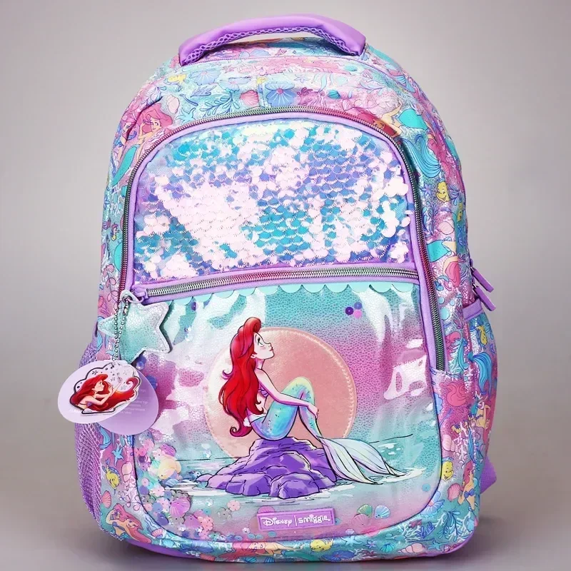 

Новинка, оригинальная австралийская школьная сумка Disney Smiggle в виде русалки, школьные принадлежности, Студенческая ручка, рюкзак для обеда, школьный подарок