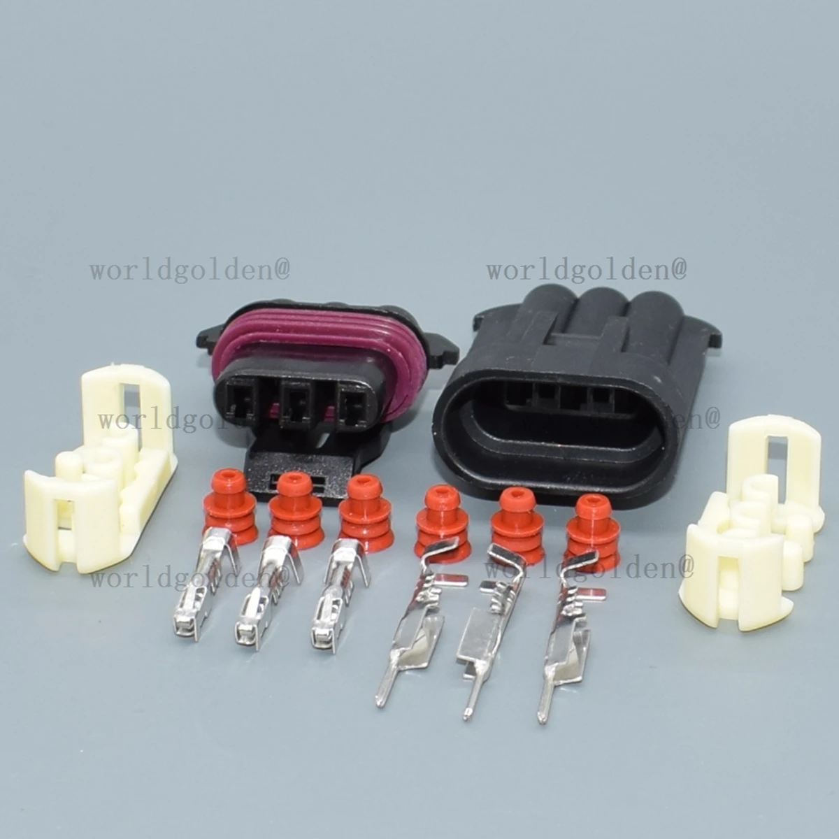 12059595 12059596  3Pin  Plug Kit for Universal Full Vehicles Exterior Lamp Sensor Wiring Renewal Replacement car connector