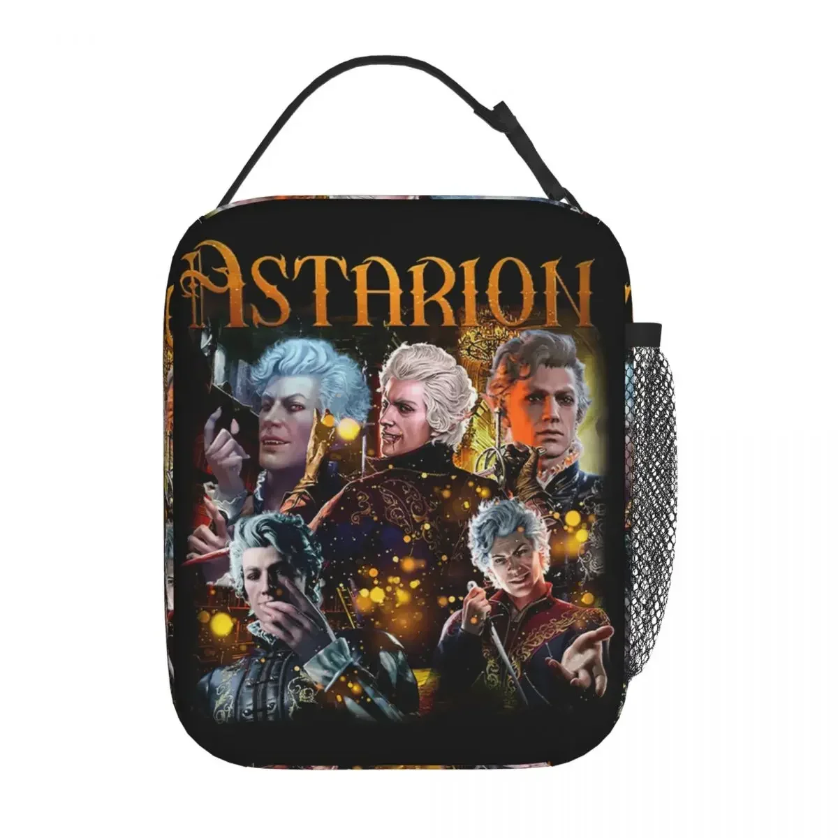 Baldur 'S Gate 3 Astarion Geïsoleerde Lunchtas Bg3 Game Lunchcontainer Draagbare Koeler Thermische Lunchbox Buiten