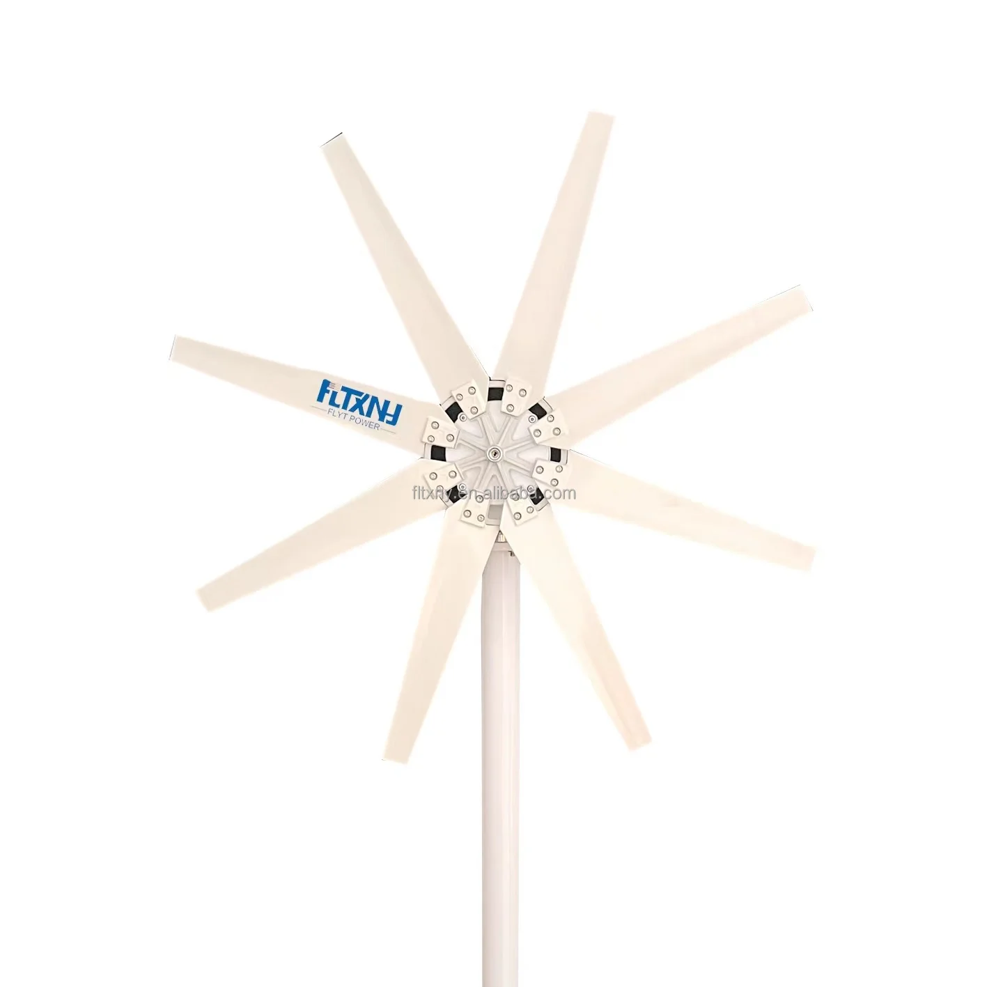 Hot Sale 1kw 1000w Solar and Wind Turbine Hybrid System Solar  Vertical Axis Wind Power Generator for Home Use Windkraftanlage