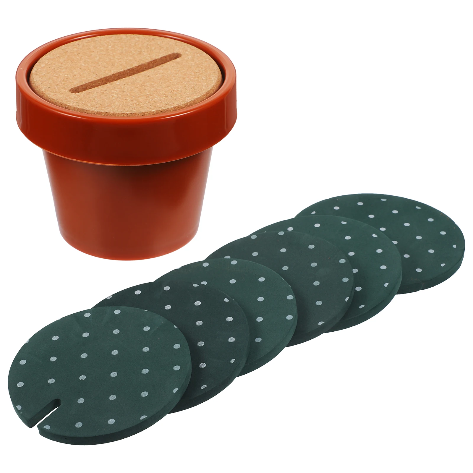 

1Set Cactus Coasters Heat Resistant Reusable Cup Mat for Mugs Goblets Coffee Cups Home Decor Cactus Coaster Table Coaster