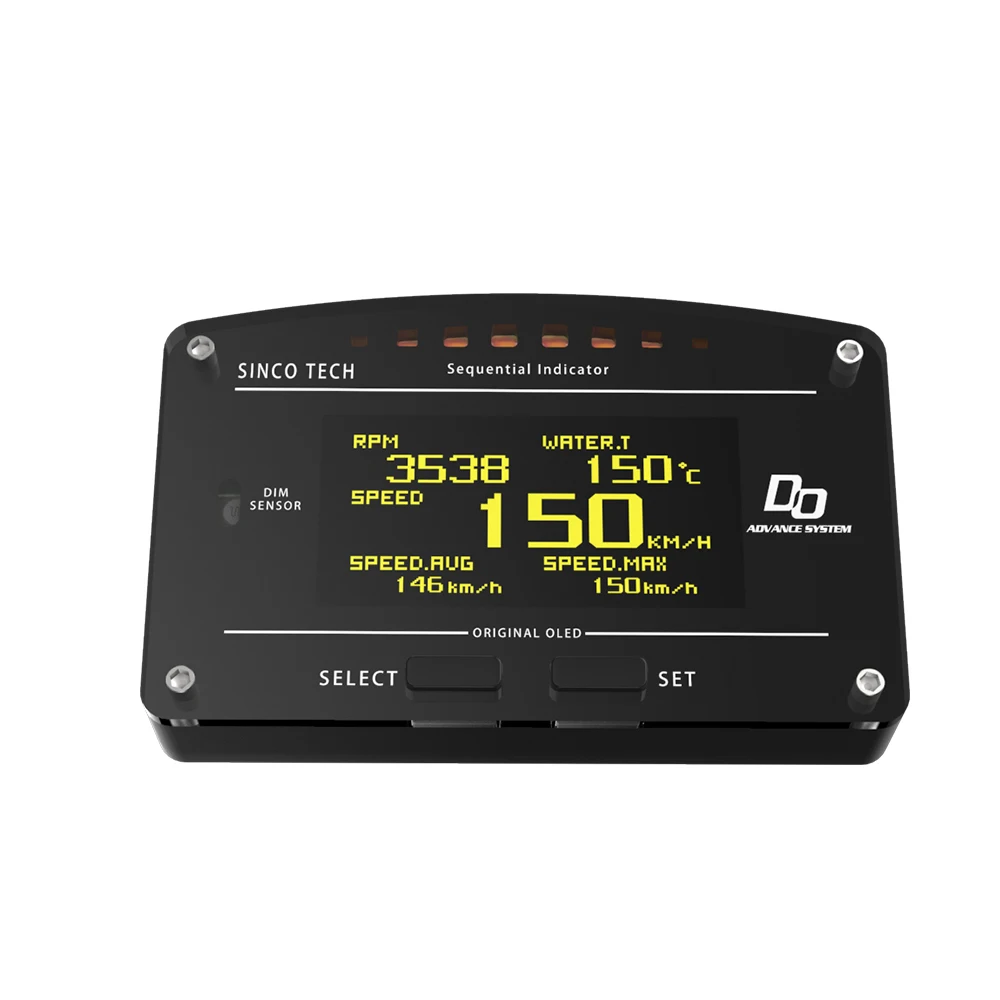 Multi English Version Racing Gauge OBD OBD2 meter 13 in 1 Smart Digital LCD Screen Bluetooth-compatible 12V Car Accessories