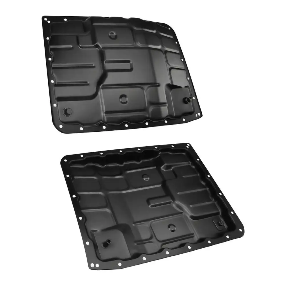 Metal Transmission Oil Pan For Nissan Titan For Infiniti FX50 G35 G37 Replace OE 313901XJ0C Black Direct Replacement Part
