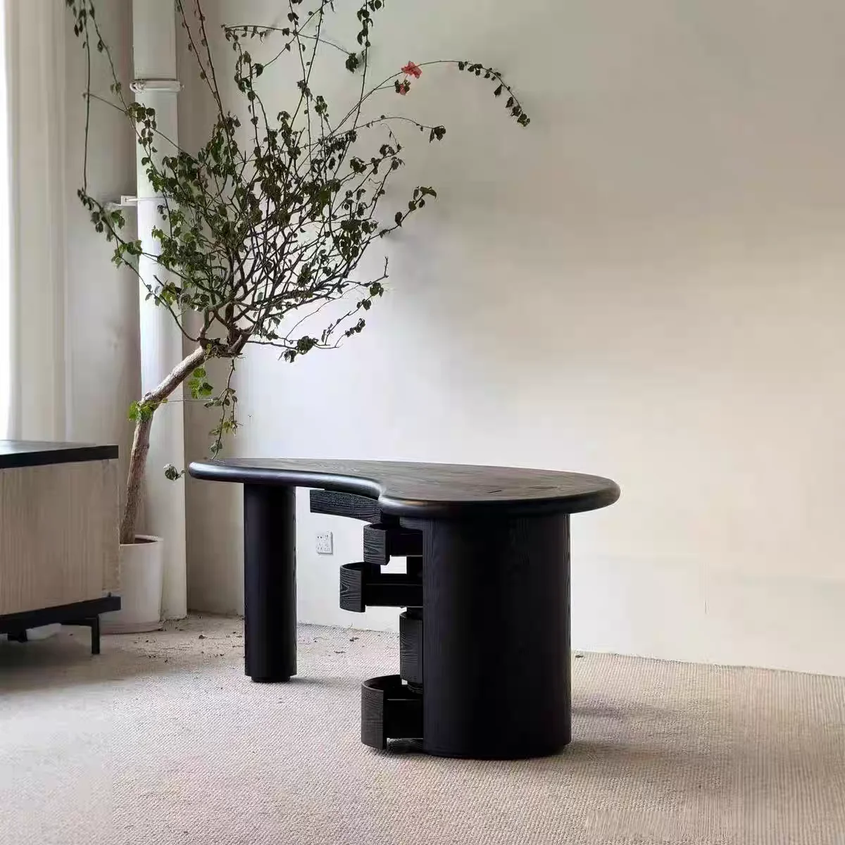 Conference Display Office Desk Minimalist Designer Individual Office Desk Aesthetic Designer Escrivaninha Postmodern Furniture
