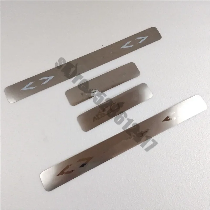 

for Hyundai Accent stainless steel Stickers protector Door Sill Scuff Plate Threshold Welcome Pedal Car Accessories