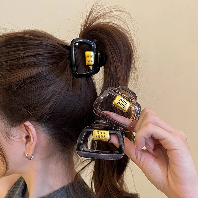 Pinzas para el cabello de alta calidad, pinzas para el cabello con forma de cangrejo de leopardo, coleta para mujeres y niñas, pasadores para el cabello de PC medianos, accesorios para el cabello, moda nueva