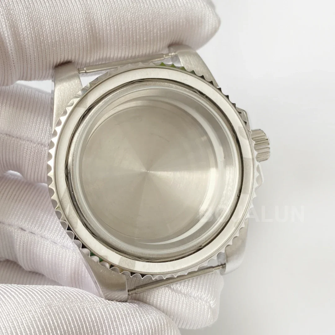 ステンレス鋼サファイア時計,防水,セイコーnh35ムーブメントに適しています,電気メッキ,新しいスタイル,8215,nh35,nh36,40mm