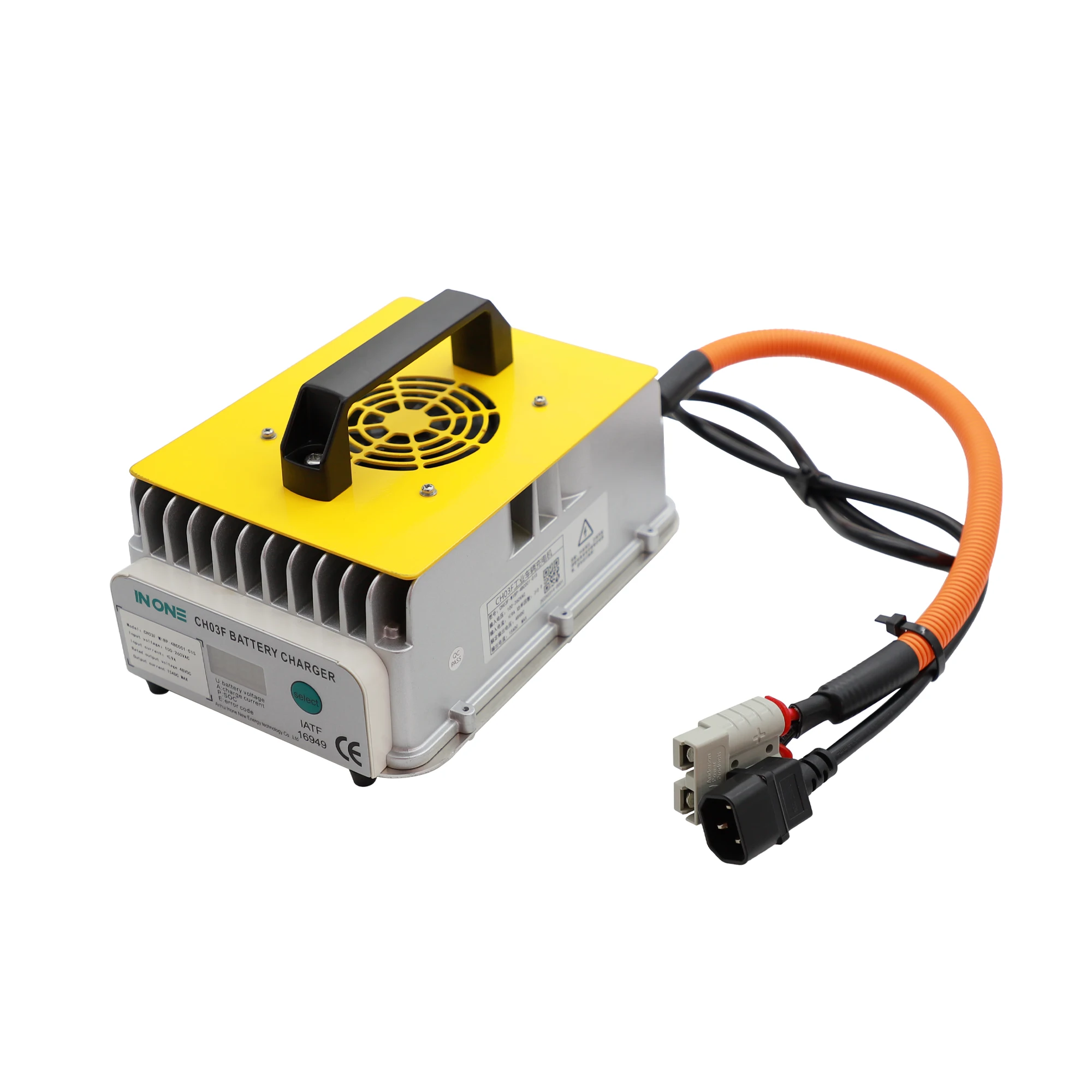 

15A 48V/18A 36V Universal 6 In 1 Golf Cart Battery Charger for Club Car EZGO TXT & RXV Lead-Acid/Lithium Charge Modes