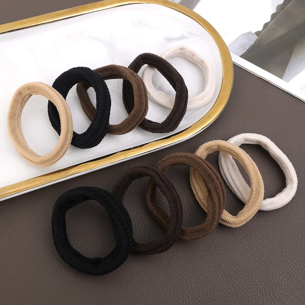 5/40Pcs New High Elastic Hair Bands for Women Girls Black Hairband Rubber Ties Ponytail Holder Scrunchies Hair Accessories