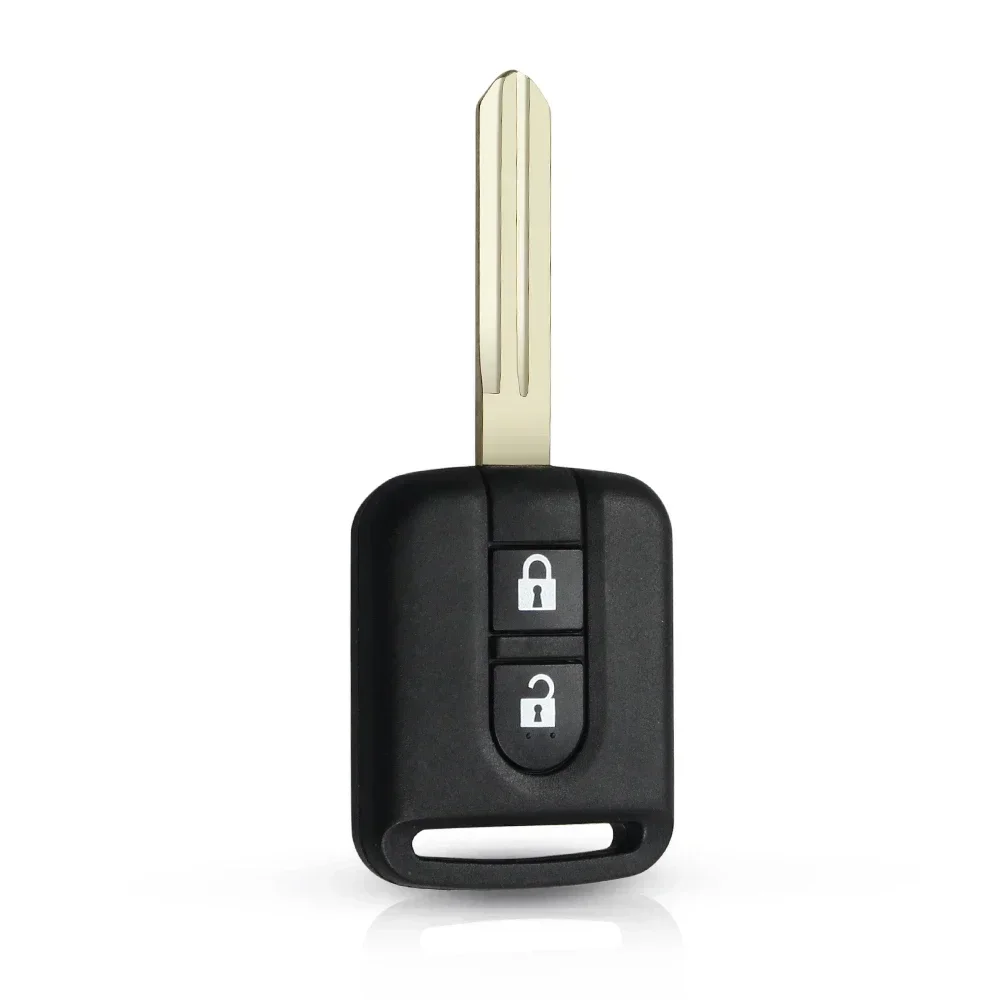 KEYYOU 2 Buttons Remote Car Key Shell Case Fob For Nissan Elgrand X-TRAIL Qashqai Navara Micra Note NV200