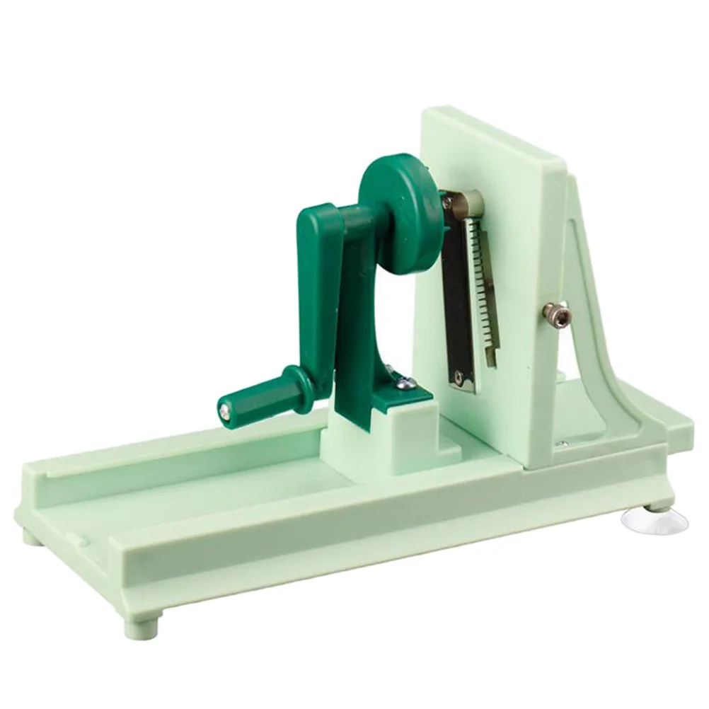 Multifunctional Vegetable Cutter Drum Type Manual Grater Light Green Slicing Shredding Kitchen Gadget Hand Rotary Chopper Tool