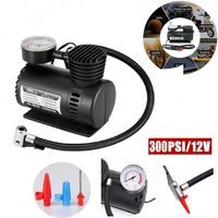 with Mechanical Pressure Gauge Compressor Tire Inflator Motorcycle DC 12V Car Auto Tire Pump Portable Bicycles
