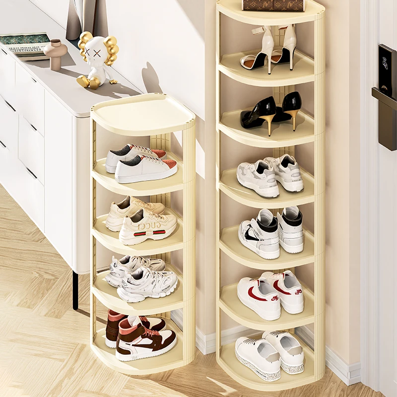 

simple narrow shoe cabinet multi-layer entrance of the household storage rack stable and non-shaking sapateiras home furniture
