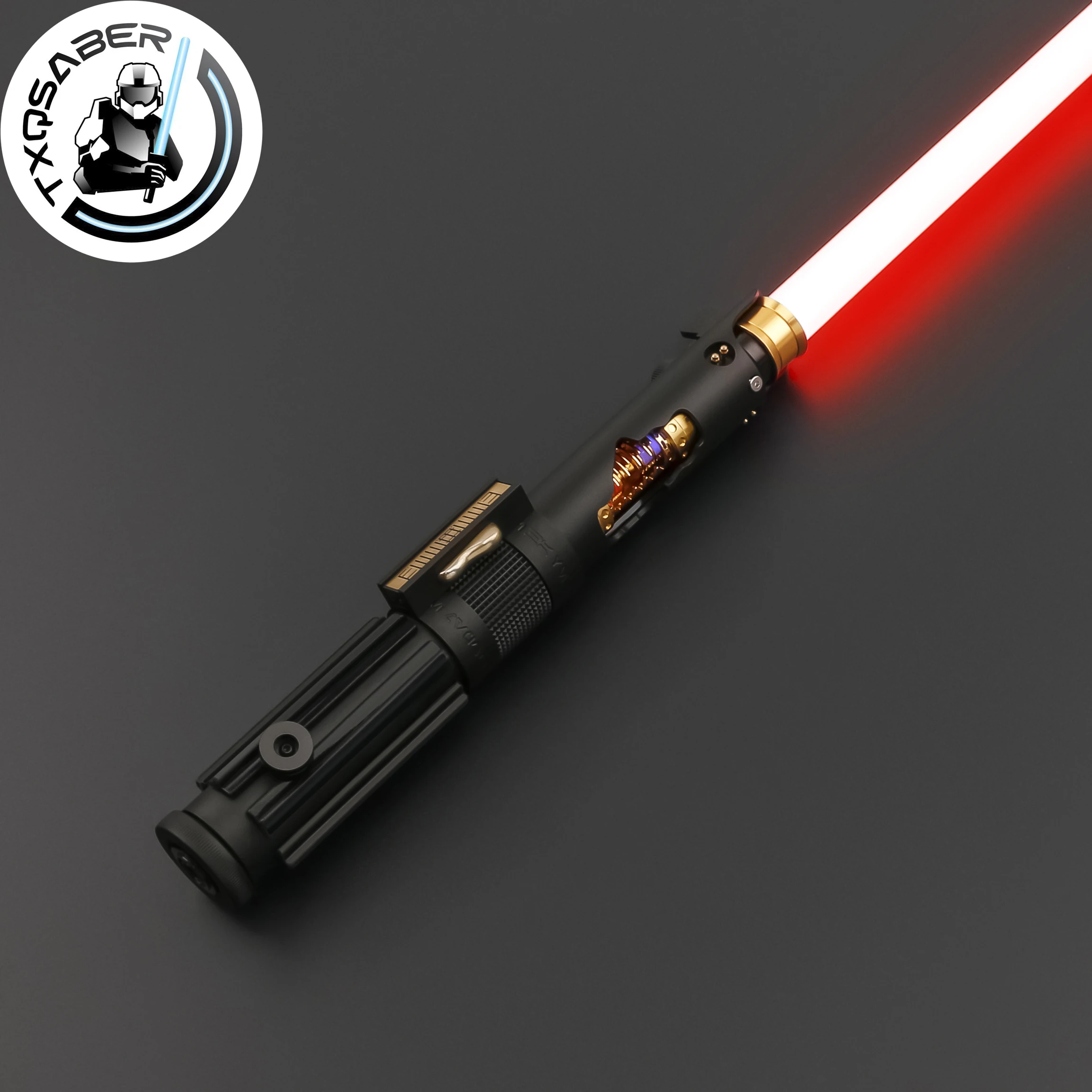 

TXQSABER Lightsaber Knightfall Heavy Dueling Pixel Lasersword Smooth Swing FOC Blaster Metal Hilt Lightsword for Adult Cosplay