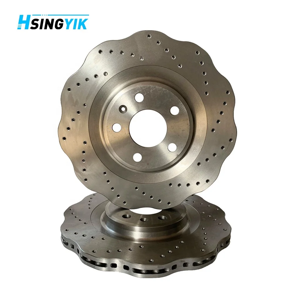 356x34MM 4H0615301K Custo Rotors Front Brake Discs for Au di A6 A7 A8 D4 C7 A6L C7