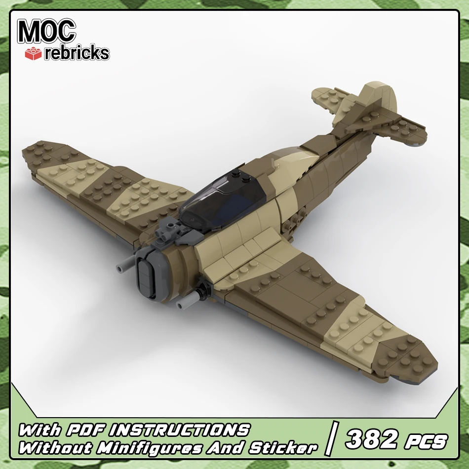 MOC Military Series Desert Storm Mk. II Flight Building Block Model Technology Bricks Toys Set Children's Holiday Gifts