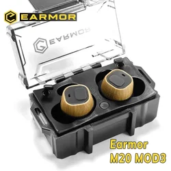 Earmor-auriculares tácticos M20 MOD3, cascos electrónicos antirruido, cancelación de ruido, protección auditiva para tiro