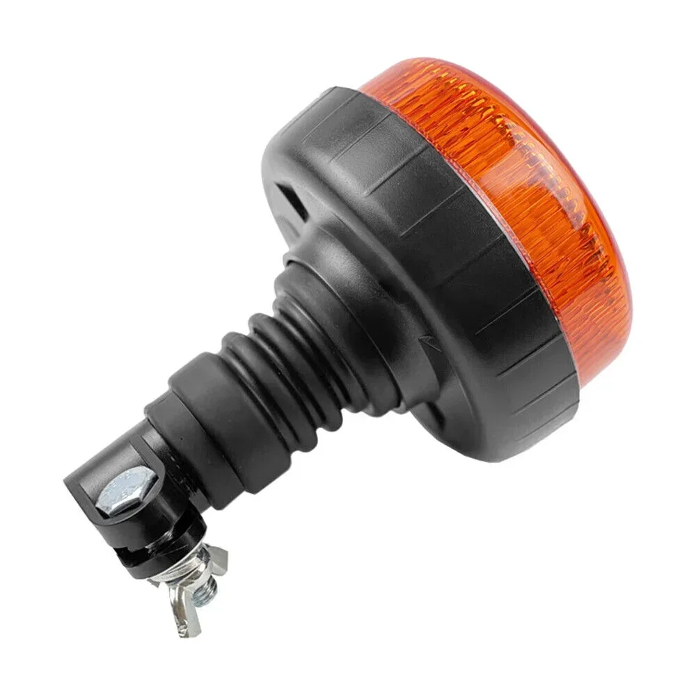 1/2pcs 12V 24V Amber Warning Emergency Strobe Light W/ Screws Flashing Beacon Rotating Police LED Car Truck Tractor Accessories