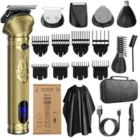 RESUXI 698 New 6 in 1 Hair Trimmers Multi-functional Hair Clipper, Men's Household Nose Hair Clipper Set  for Men