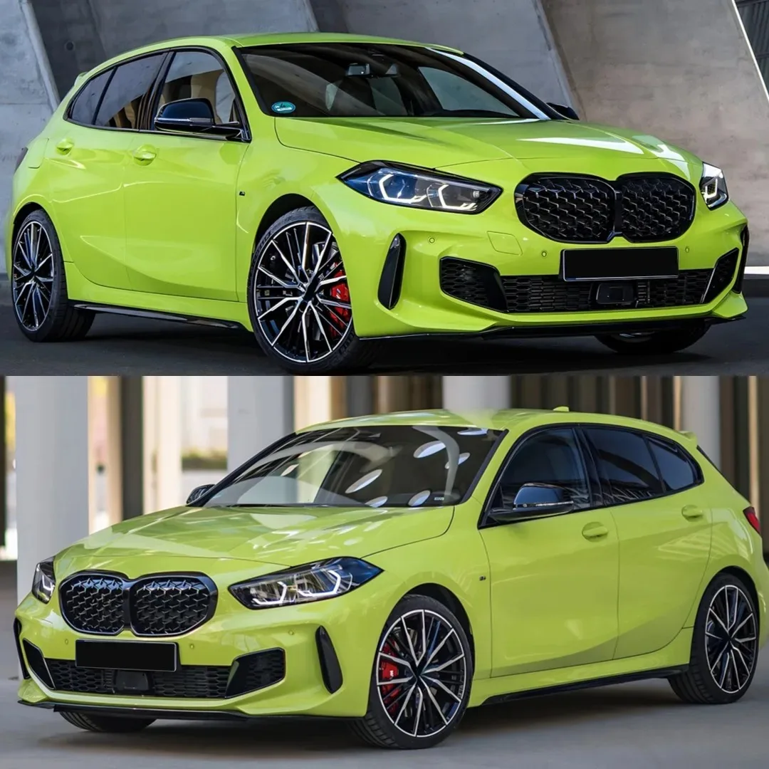 

Diamond Mesh Front Grille for BMW 1 Series F40 2020-2024,M135i xDrive 128ti 118i,Gloss Black Car Styling Accessories