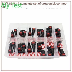 24PCS 6.3/7.89/9.49mm Urea Pump Quick Connector Automobile Fuel Pipe Injector Exhaust Gas Treatment Joint