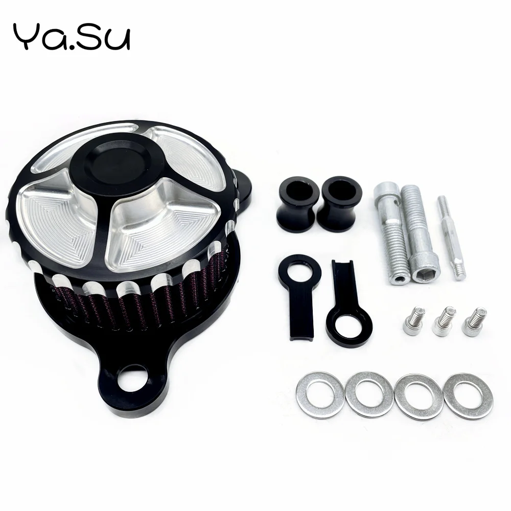 

CNC Moto Air Washer Cleaner Filters High Flow Sports Intake Suction System For Harley Sportster XL883 1200 48 Motorcycle Parts