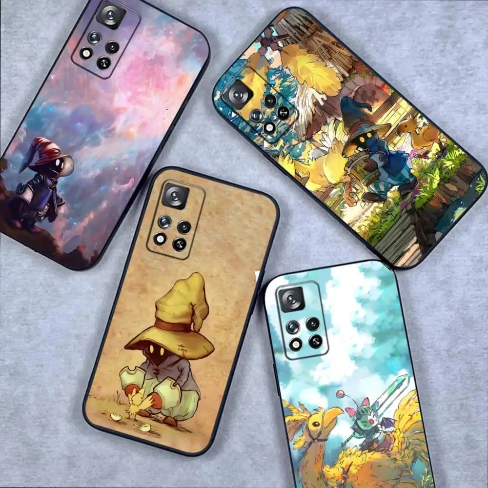

Moogle Final Fantasy Vivi Phone Case For Samsung S 25,24,23,22,30,21,10,9,Ultra,Plus,Lite,FE,4,5G Black Soft Case