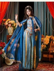 Exotic Hanfu Women's Western Regions Goddess Dancing Clothing Improved Han Element Ancient Costume Complete Set Dunhuang Dress