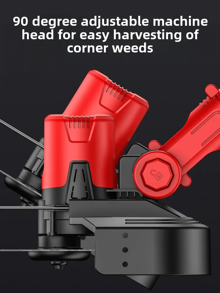 

Electric lawn mower Small household brushless lawn mower Lithium battery high power rechargeable lawn mower Weeders