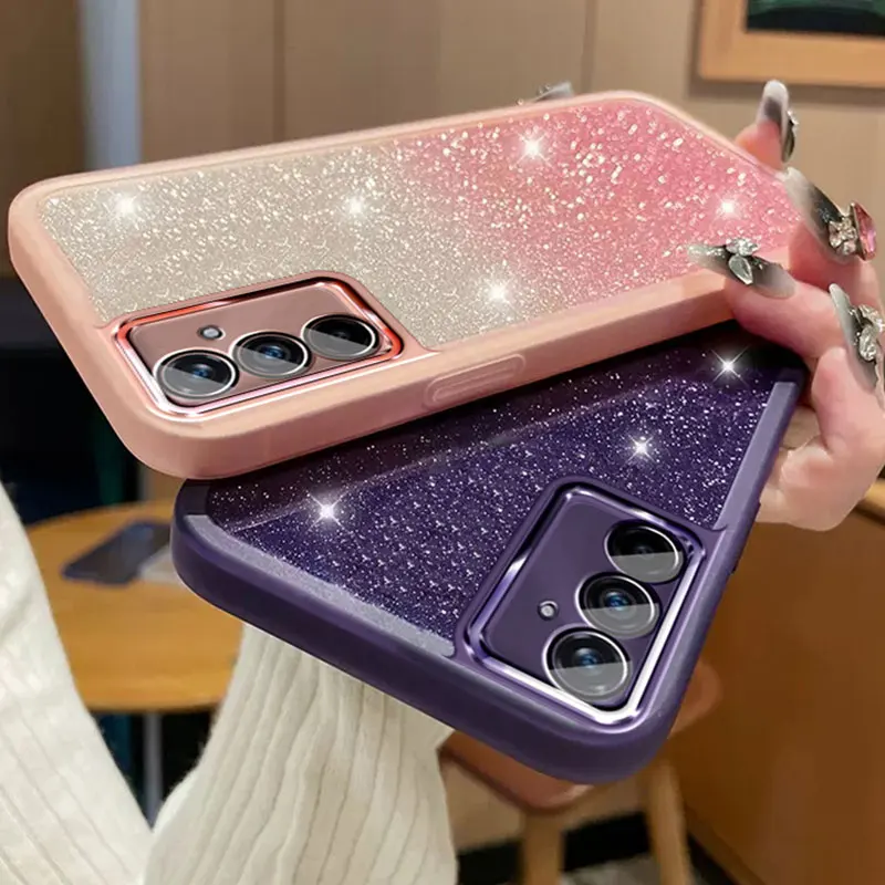 Samsung M 54 14 için kılıf, lüks Glitter Lens koruma telefon kılıfı için Samsung galaxy M54 M14 M13 F54 F13 F14 M53 M33 A10 kılıf