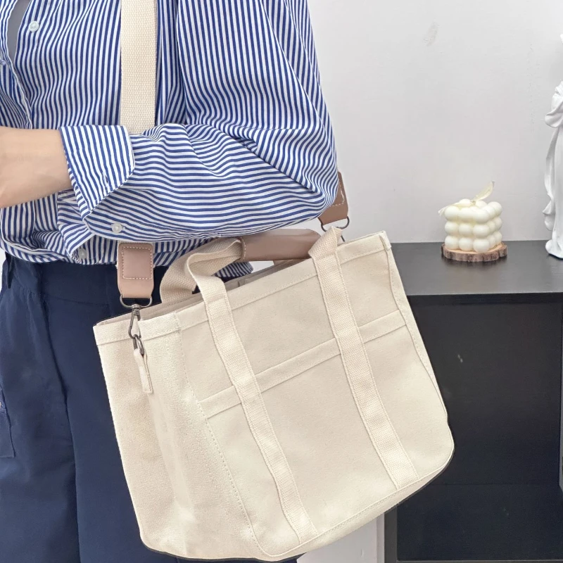 Fashion Multi Versatile Maternity Bag with Leather Top Handle Detachable Wide Crossbody Bags, Large Capacity Diaper Bag for Moms