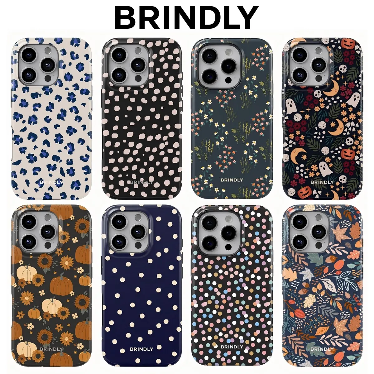 Retro Fall Halloween Phone Case for Samsung Galaxy S23 S24 S25 S26 FE Plus Ultra Edge 5G Luxury Double-layer Back Cover