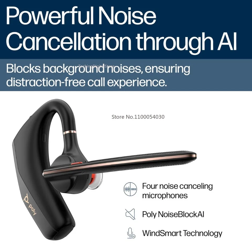 Poly Voyager Legend 50 UC/Legend 50 Bluetooth ヘッドセット AI