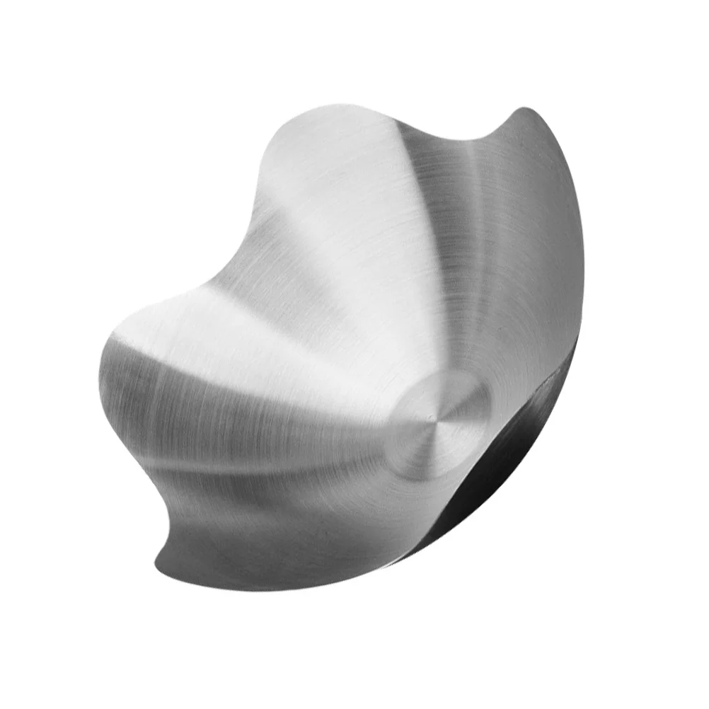 

1pc Stainless Steel Fruit Plate Heavy Piece Die-Cast Creative Snack Dish For Kitchen Home Hotel Tableware