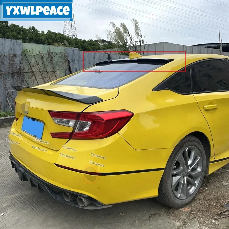 

For Honda Accord 10th Generation Spoiler 2018-2022 High Quality ABS Plastic Rear Window Roof Spoiler Car Accessories