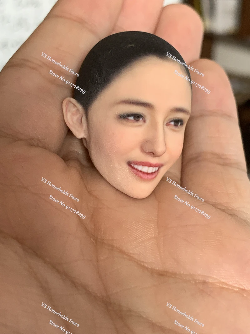 1/6 Chinese Female Actor Liliya Mi Yang Joey Wong Ada Dilraba Beauty Painted Bald Head Sculpt Ruoruo Anicent Model For 6