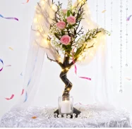 12pcs)Wedding Table Centerpiece Handmade acrylic Candelabra Black Color qq496